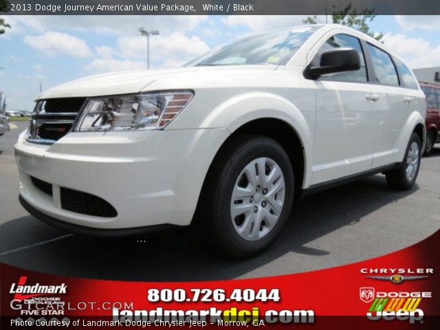 2013 Dodge Journey American Value Package in White