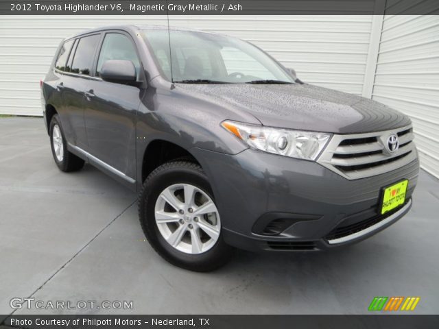 2012 Toyota Highlander V6 in Magnetic Gray Metallic