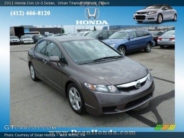 2011 Honda Civic LX-S Sedan in Urban Titanium Metallic