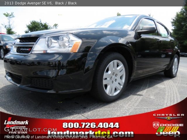2013 Dodge Avenger SE V6 in Black