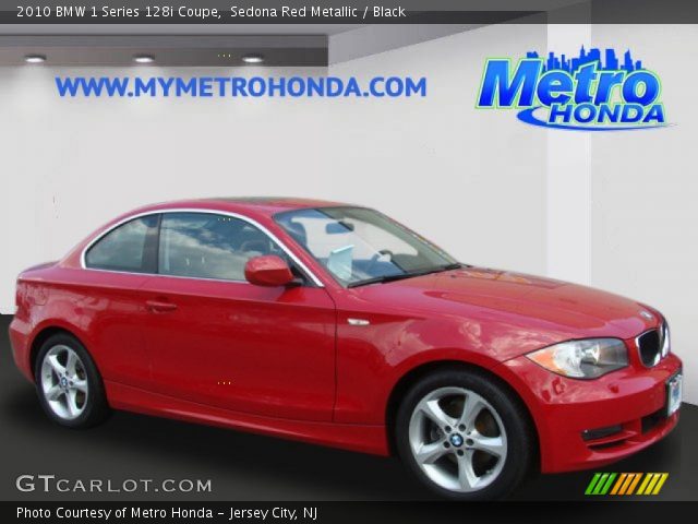 2010 BMW 1 Series 128i Coupe in Sedona Red Metallic