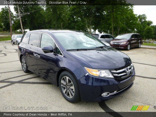 2014 Honda Odyssey Touring in Obsidian Blue Pearl