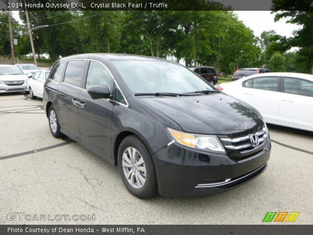 2014 Honda Odyssey EX-L in Crystal Black Pearl