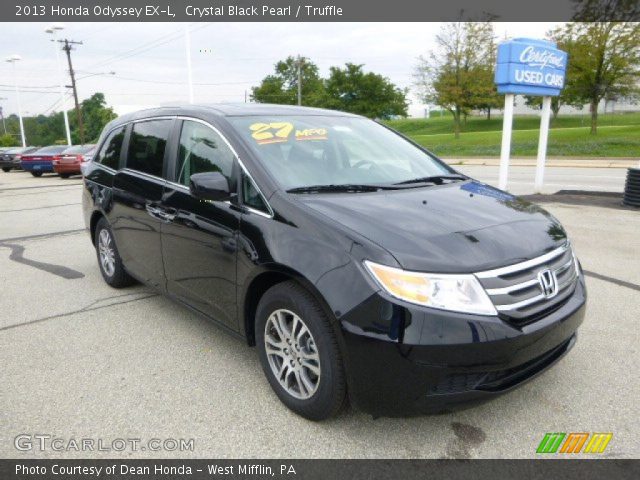 2013 Honda Odyssey EX-L in Crystal Black Pearl