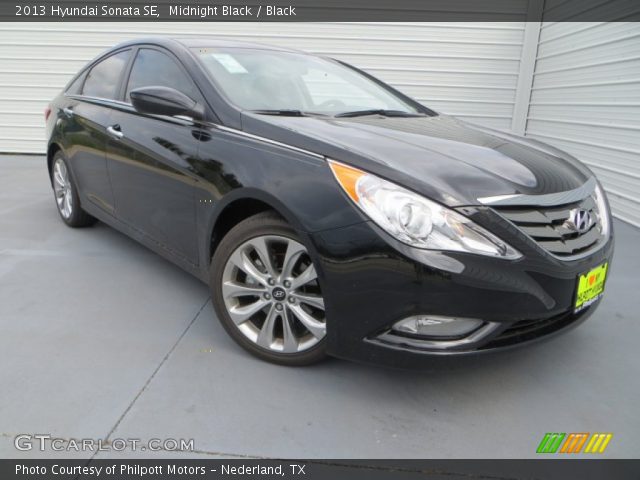 2013 Hyundai Sonata SE in Midnight Black