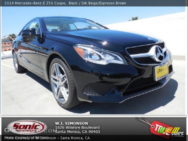 2014 Mercedes-Benz E 350 Coupe in Black