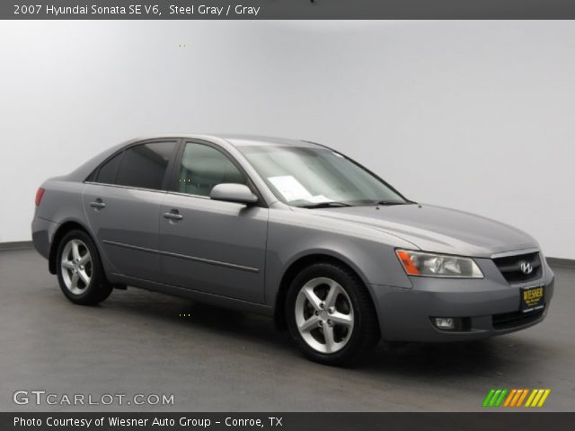 2007 Hyundai Sonata SE V6 in Steel Gray