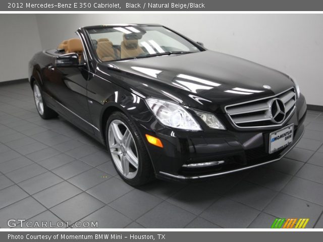 2012 Mercedes-Benz E 350 Cabriolet in Black