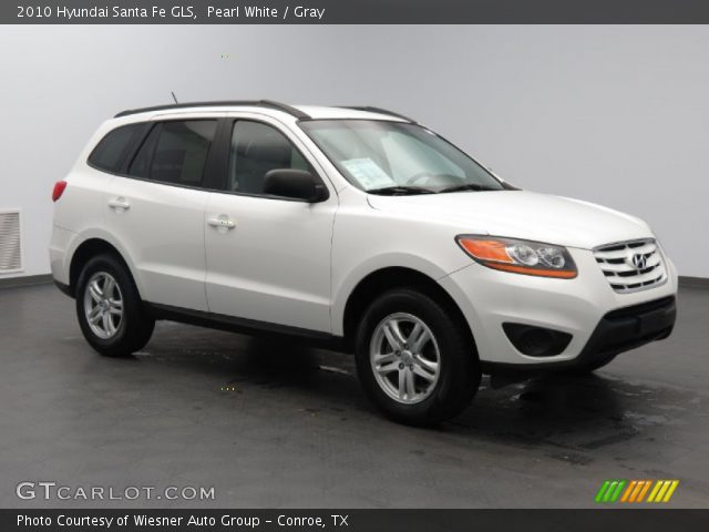 2010 Hyundai Santa Fe GLS in Pearl White