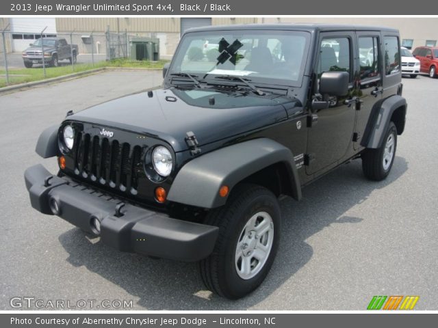 2013 Jeep Wrangler Unlimited Sport 4x4 in Black