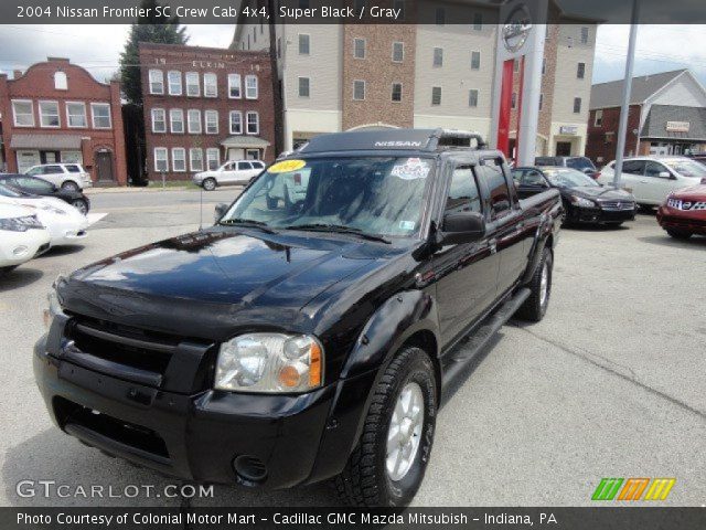 2004 Nissan Frontier SC Crew Cab 4x4 in Super Black
