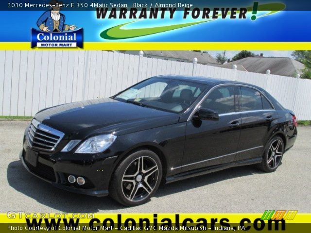 2010 Mercedes-Benz E 350 4Matic Sedan in Black