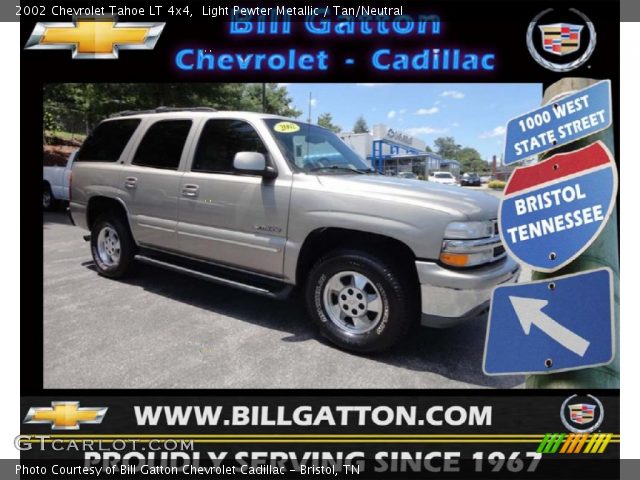 2002 Chevrolet Tahoe LT 4x4 in Light Pewter Metallic