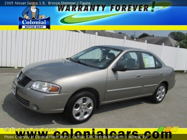 2005 Nissan Sentra 1.8 in Bronze Shimmer