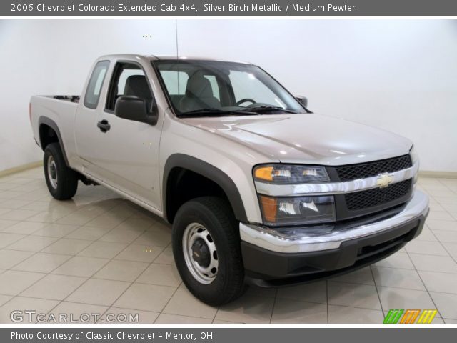 2006 Chevrolet Colorado Extended Cab 4x4 in Silver Birch Metallic