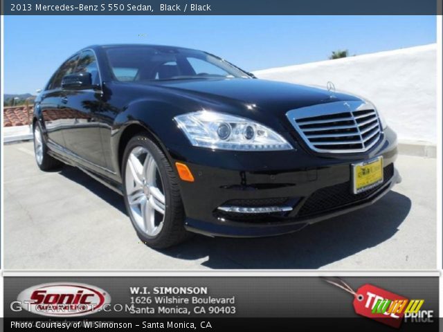 2013 Mercedes-Benz S 550 Sedan in Black