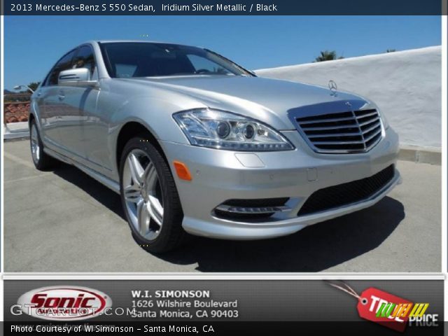 2013 Mercedes-Benz S 550 Sedan in Iridium Silver Metallic