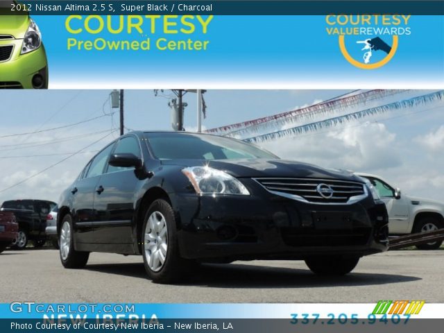 2012 Nissan Altima 2.5 S in Super Black