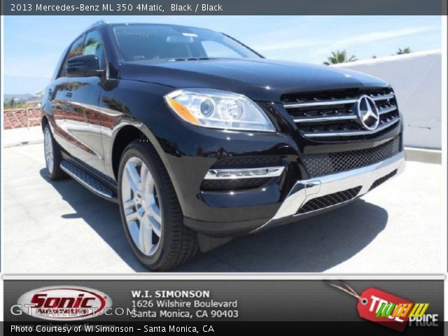 2013 Mercedes-Benz ML 350 4Matic in Black
