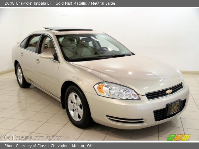 2008 Chevrolet Impala LT in Gold Mist Metallic