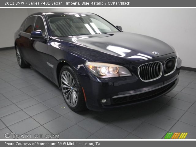 2011 BMW 7 Series 740Li Sedan in Imperial Blue Metallic