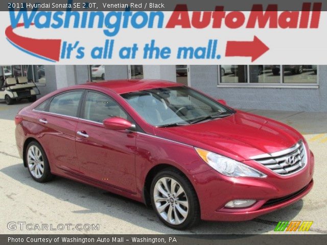 2011 Hyundai Sonata SE 2.0T in Venetian Red