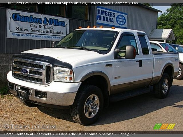2007 Ford F250 Super Duty Lariat SuperCab 4x4 in Oxford White Clearcoat