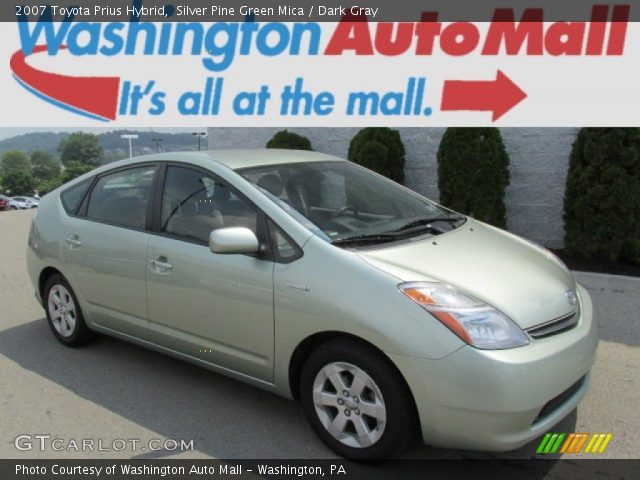 2007 Toyota Prius Hybrid in Silver Pine Green Mica