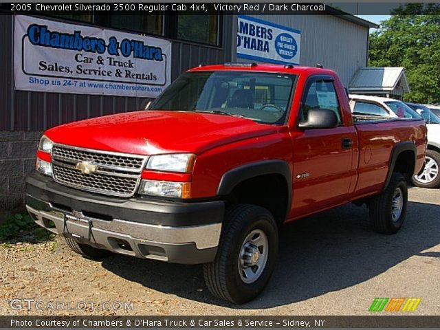 2005 Chevrolet Silverado 3500 Regular Cab 4x4 in Victory Red