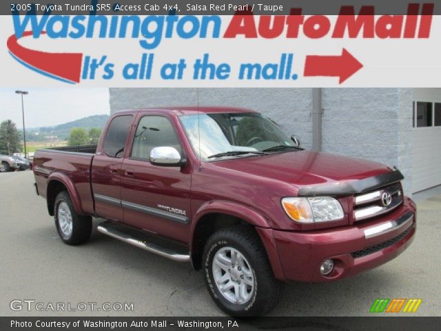 2005 Toyota Tundra SR5 Access Cab 4x4 in Salsa Red Pearl