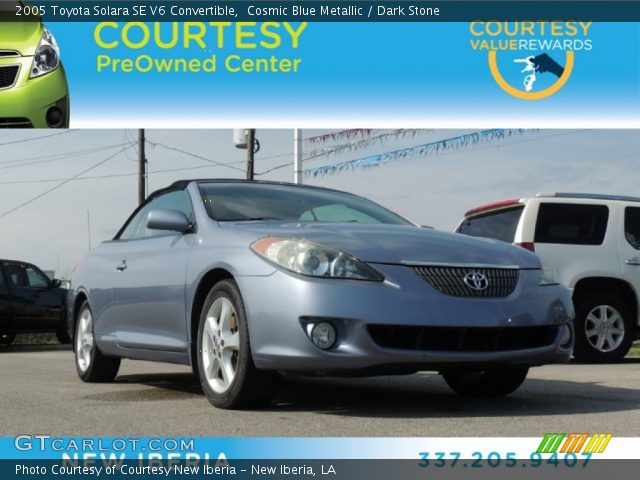 2005 Toyota Solara SE V6 Convertible in Cosmic Blue Metallic