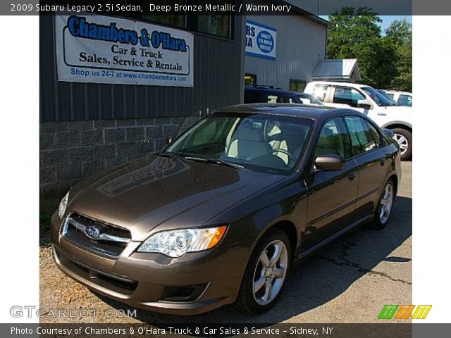 2009 Subaru Legacy 2.5i Sedan in Deep Bronze Metallic