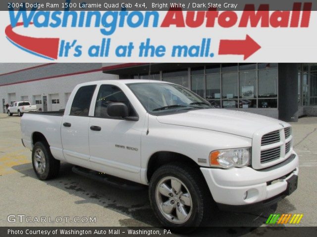 2004 Dodge Ram 1500 Laramie Quad Cab 4x4 in Bright White