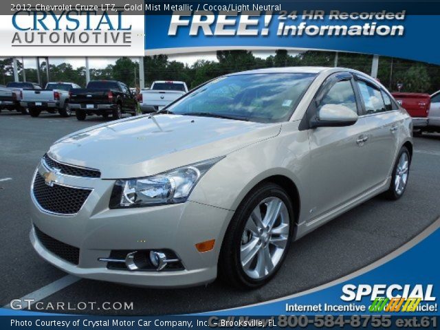 2012 Chevrolet Cruze LTZ in Gold Mist Metallic