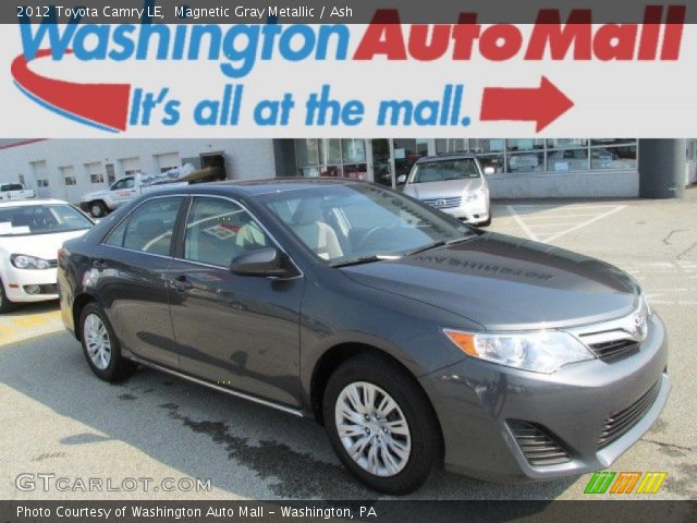2012 Toyota Camry LE in Magnetic Gray Metallic