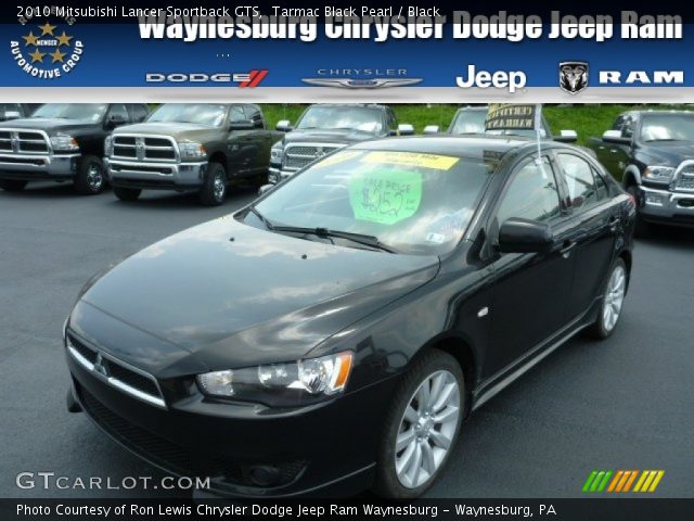 2010 Mitsubishi Lancer Sportback GTS in Tarmac Black Pearl