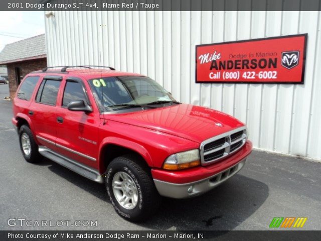 2001 Dodge Durango SLT 4x4 in Flame Red