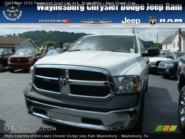 2013 Ram 1500 Tradesman Quad Cab 4x4 in Bright White