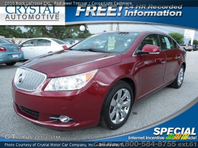 2010 Buick LaCrosse CXL in Red Jewel Tintcoat