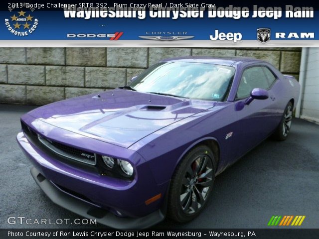 2013 Dodge Challenger SRT8 392 in Plum Crazy Pearl