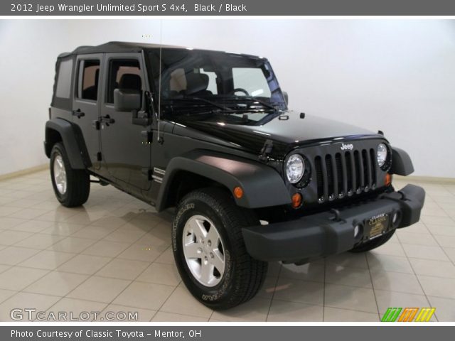 2012 Jeep Wrangler Unlimited Sport S 4x4 in Black