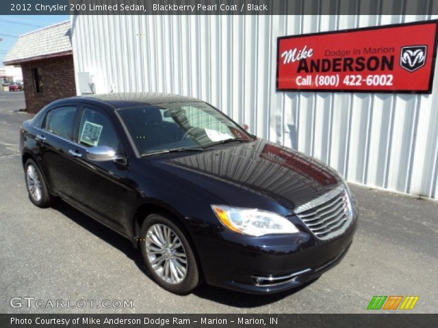 2012 Chrysler 200 Limited Sedan in Blackberry Pearl Coat