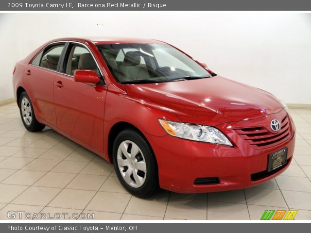 2009 Toyota Camry LE in Barcelona Red Metallic