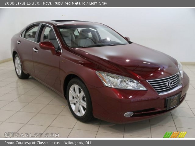 2008 Lexus ES 350 in Royal Ruby Red Metallic