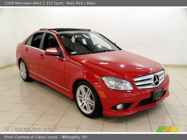 2008 Mercedes-Benz C 350 Sport in Mars Red