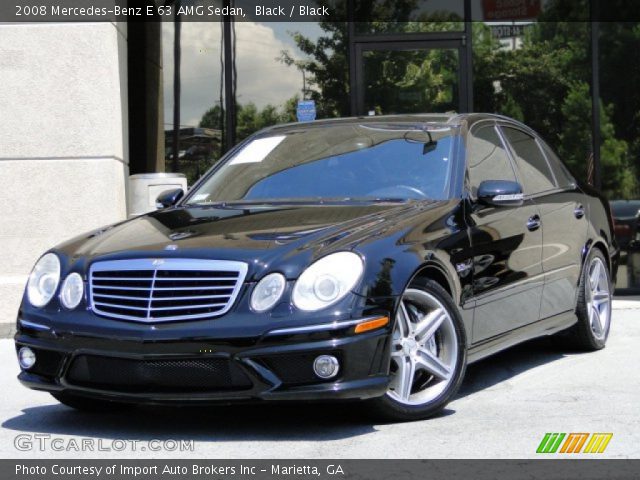 2008 Mercedes-Benz E 63 AMG Sedan in Black