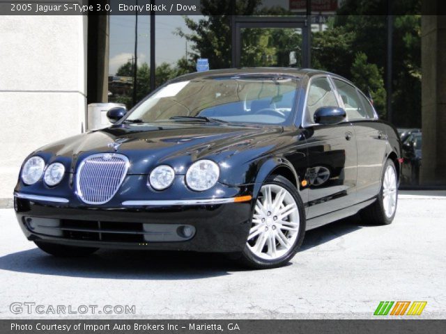 2005 Jaguar S-Type 3.0 in Ebony Black