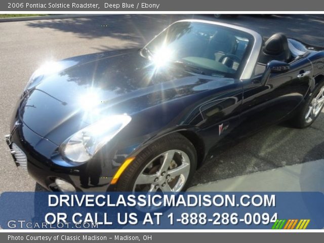 2006 Pontiac Solstice Roadster in Deep Blue