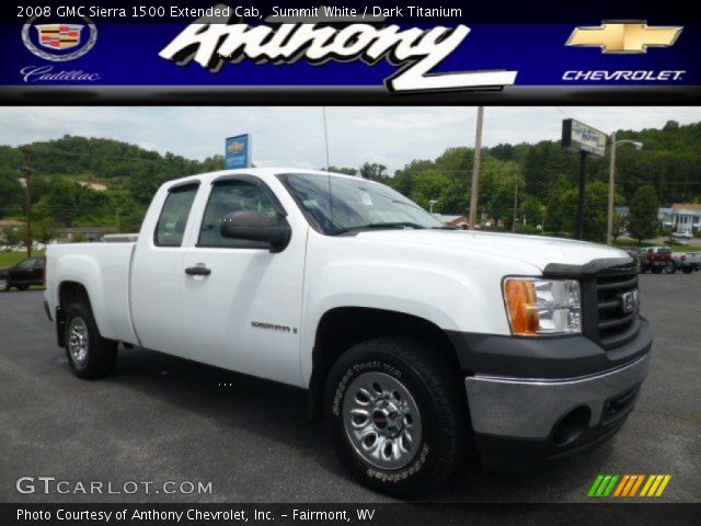 2008 GMC Sierra 1500 Extended Cab in Summit White