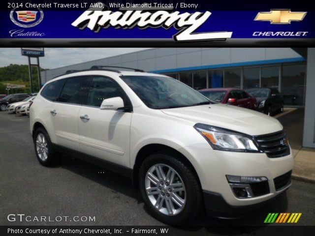 2014 Chevrolet Traverse LT AWD in White Diamond Tricoat